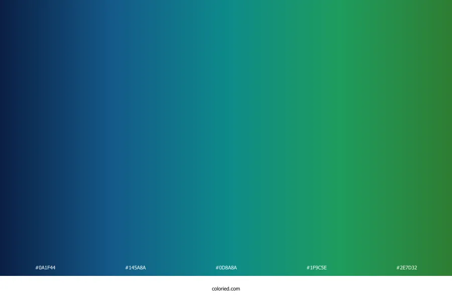 Blue Green Gradient