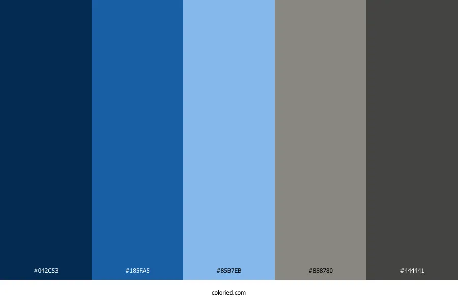 Blue Grey Color Palette