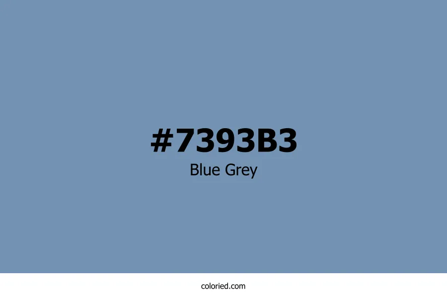 Blue Grey Color
