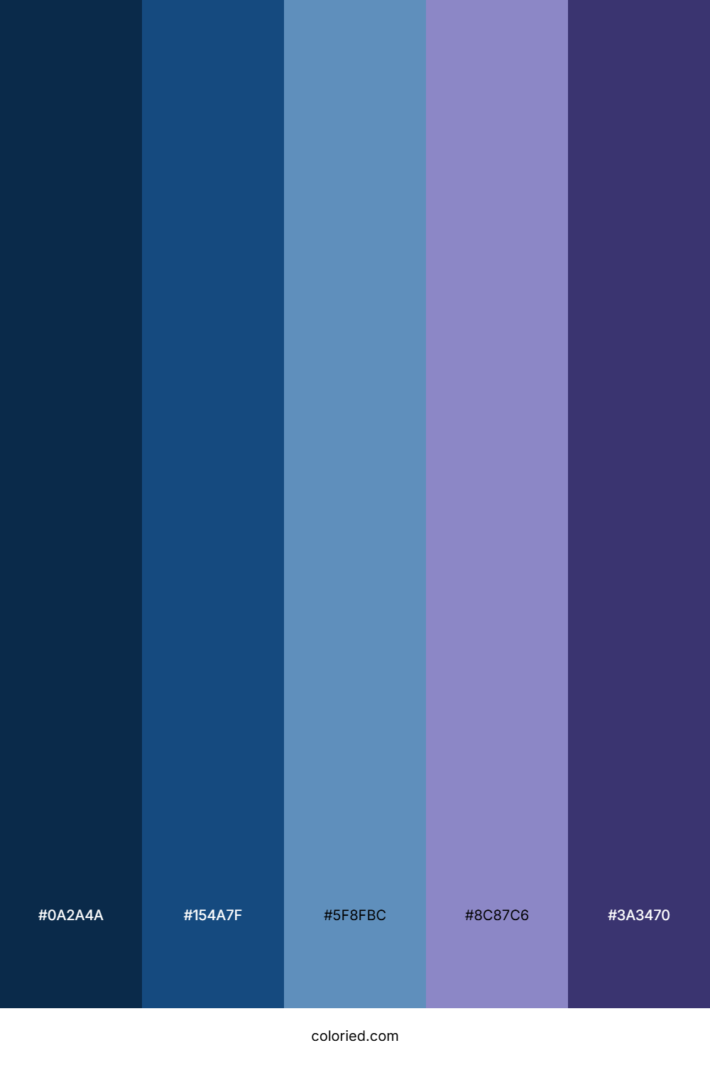 Blue Indigo Color Palette