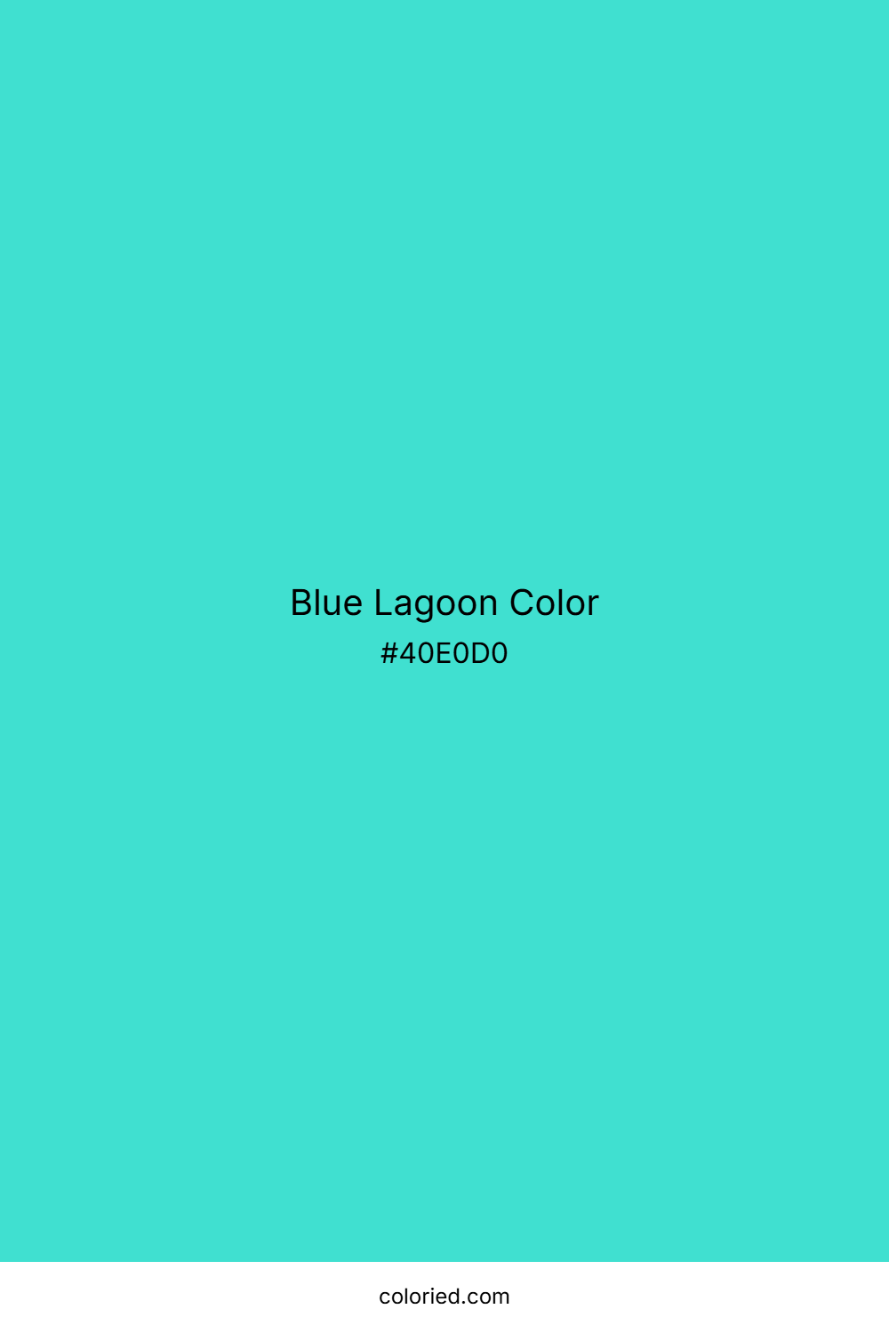 Blue Lagoon Color