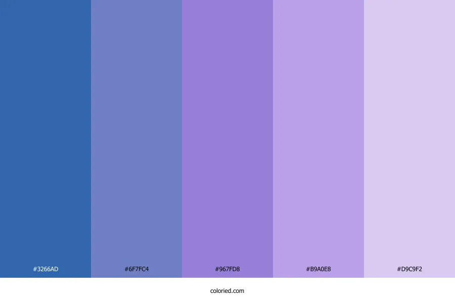 Blue Lavender Color Palette