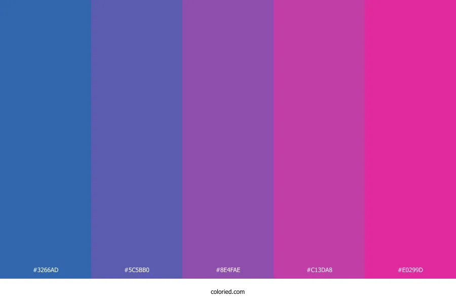Blue Magenta Color Palette