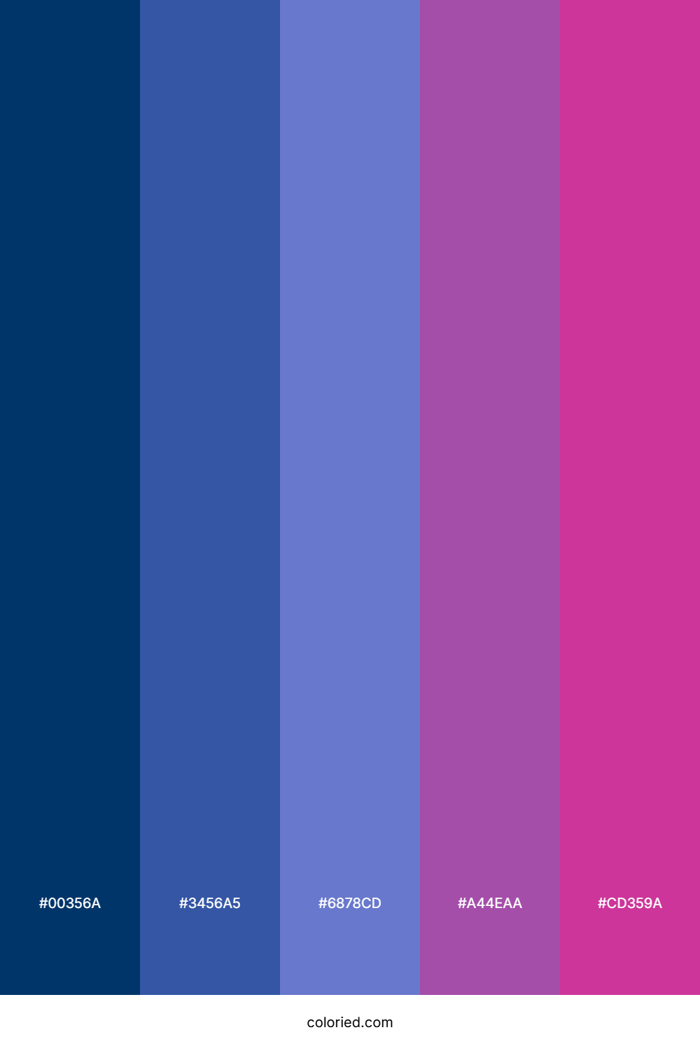 Blue Magenta Gradient Color Palette