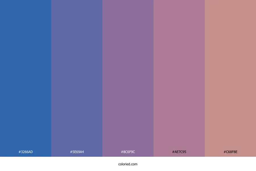 Blue Mauve Color Palette