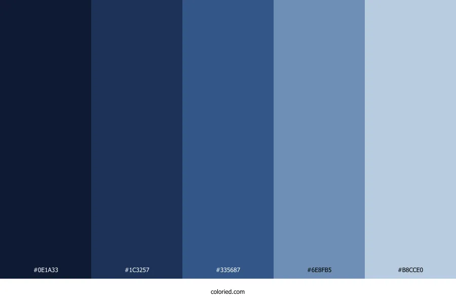 Blue Moon Color Palette