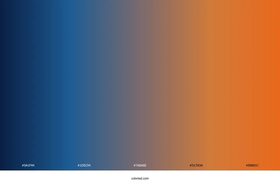 Blue Orange Gradient