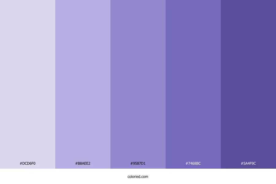 Blue Orchid Color Palette
