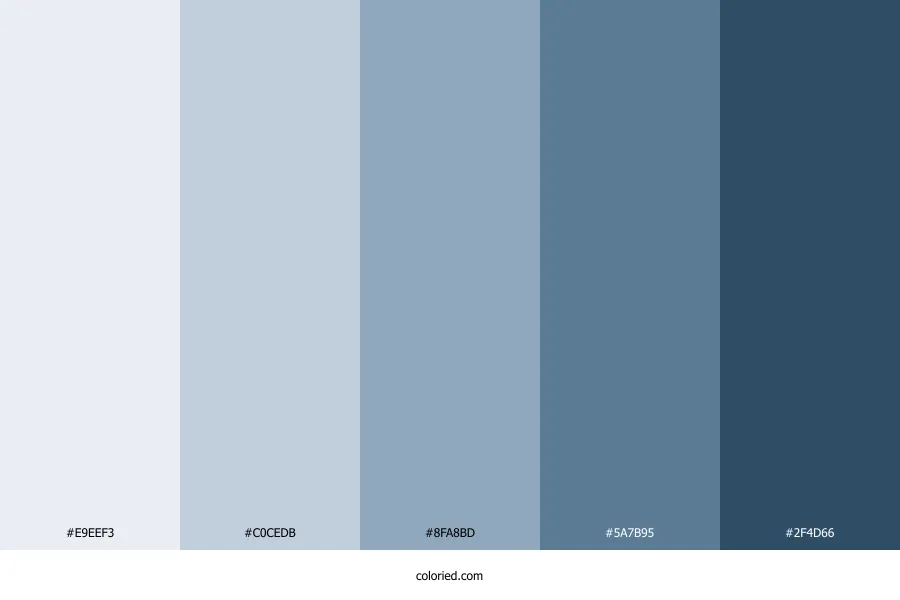 Blue Professional Color Palette