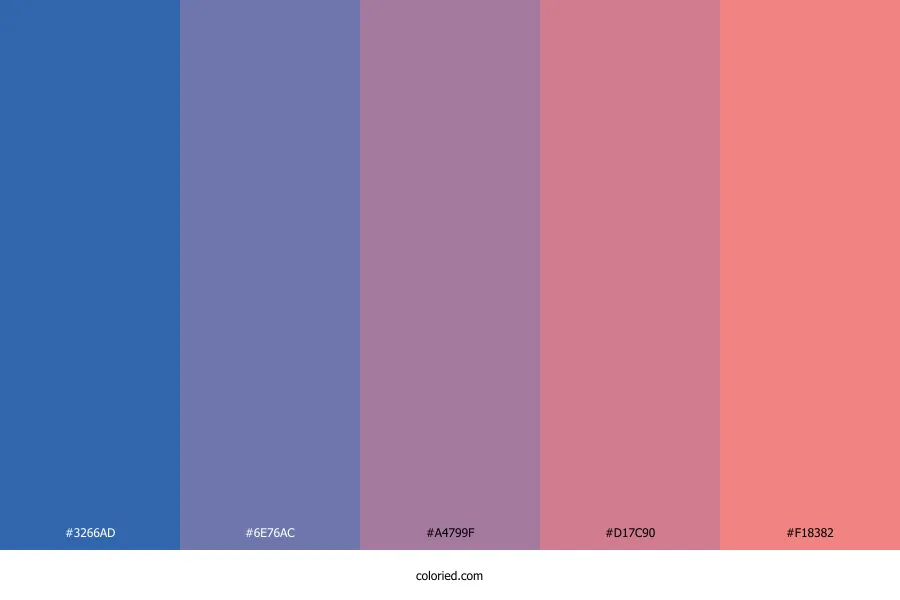 Blue Rose Color Palette