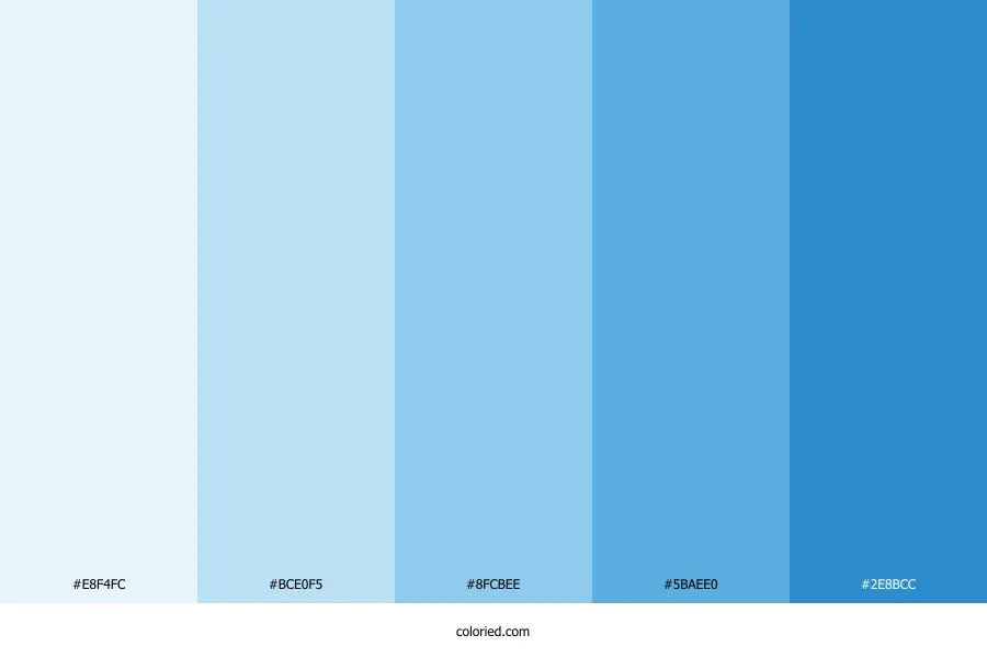 Blue Sky Color Palette