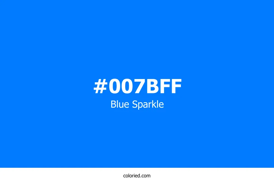 Blue Sparkle Color