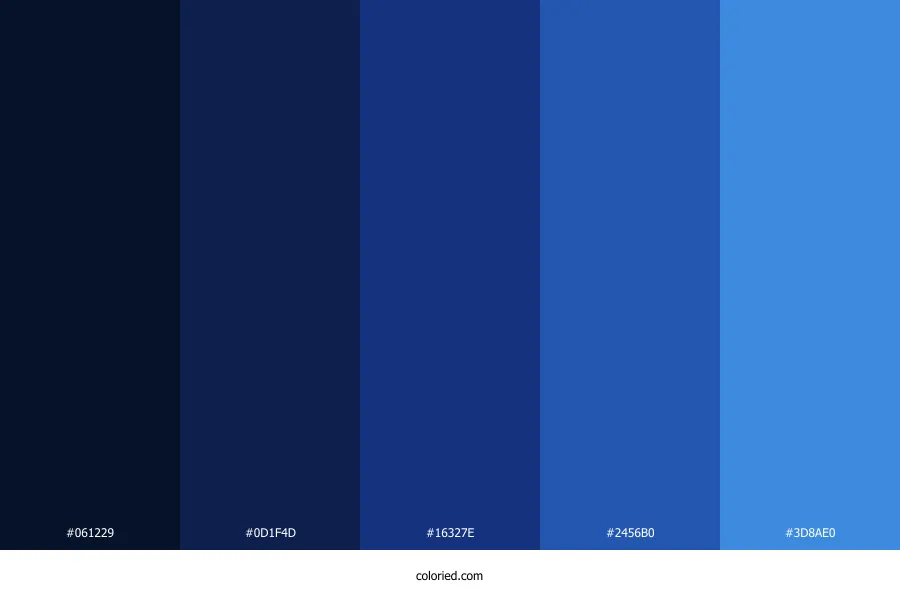 Blue Tech Color Palette