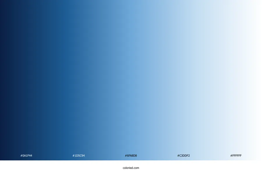 Blue to White Gradient
