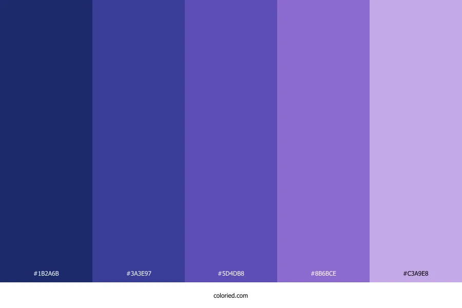 Blue Violet Color Palette