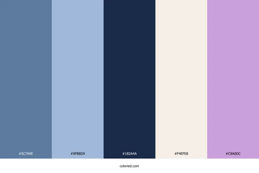 Blue Wedding Color Palette