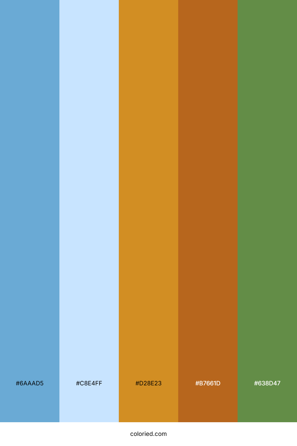 Bluegrass Sunset Drift Color Palette
