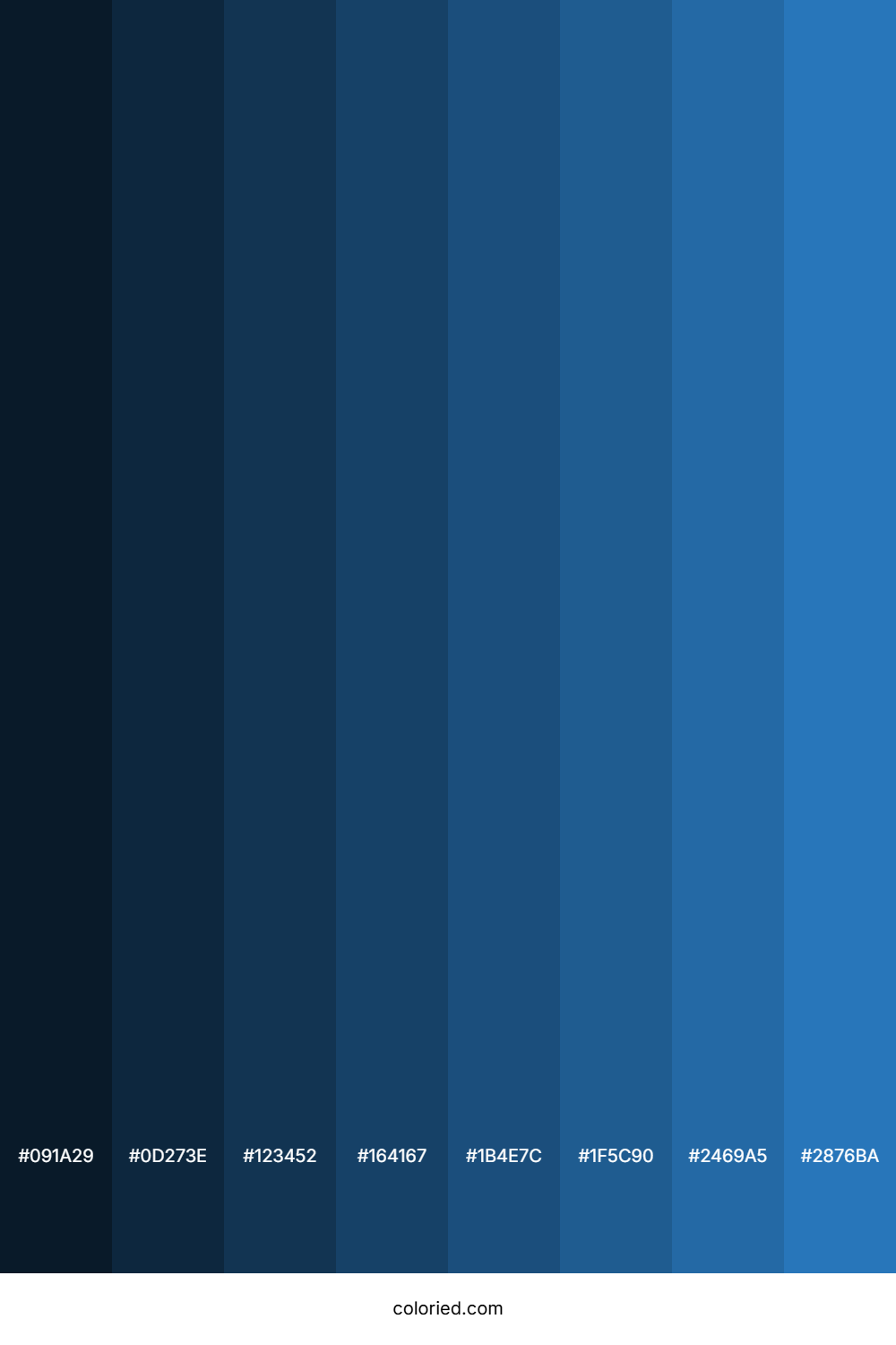 Bluish Color Shades