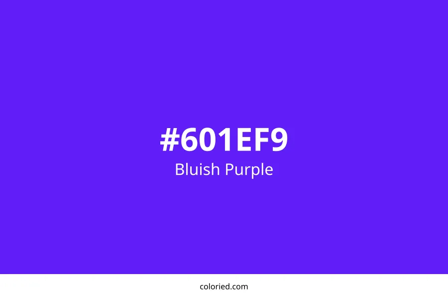 Bluish Purple Color