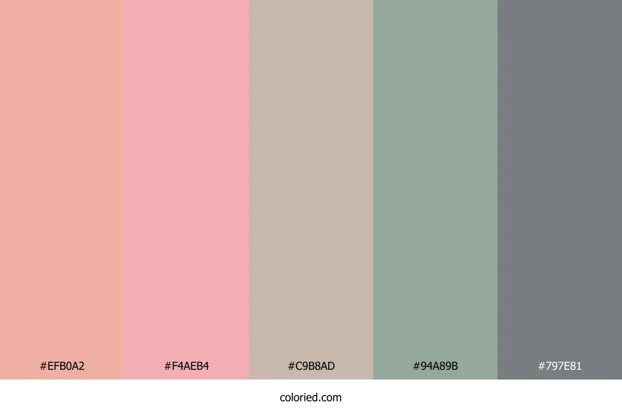 Blush Almond Color Palette