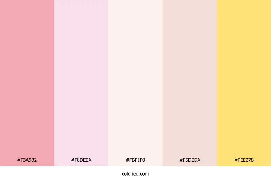 Blush Apricot Color Palette