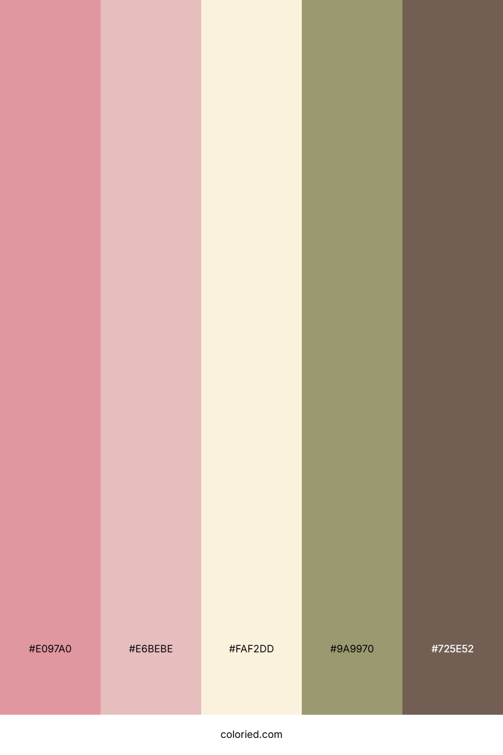 Blush Beige Sage Color Palette