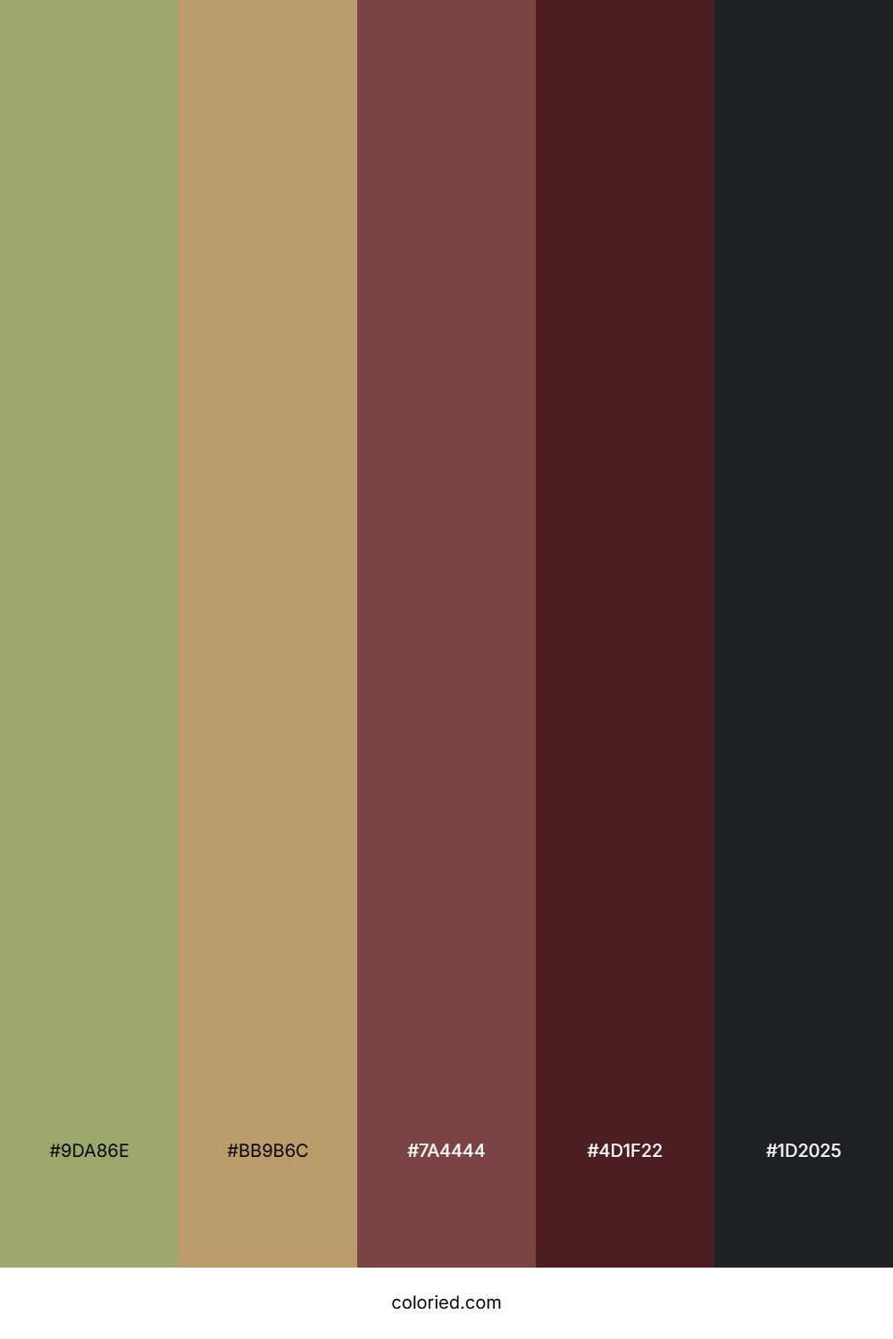 Blush Berry Fern Color Palette