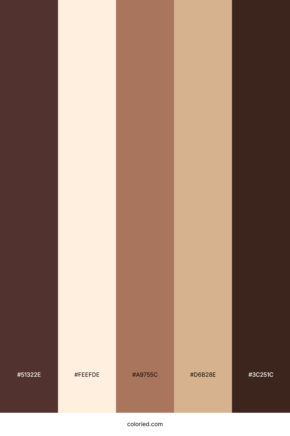 Blush Caramel Drift Color Palette
