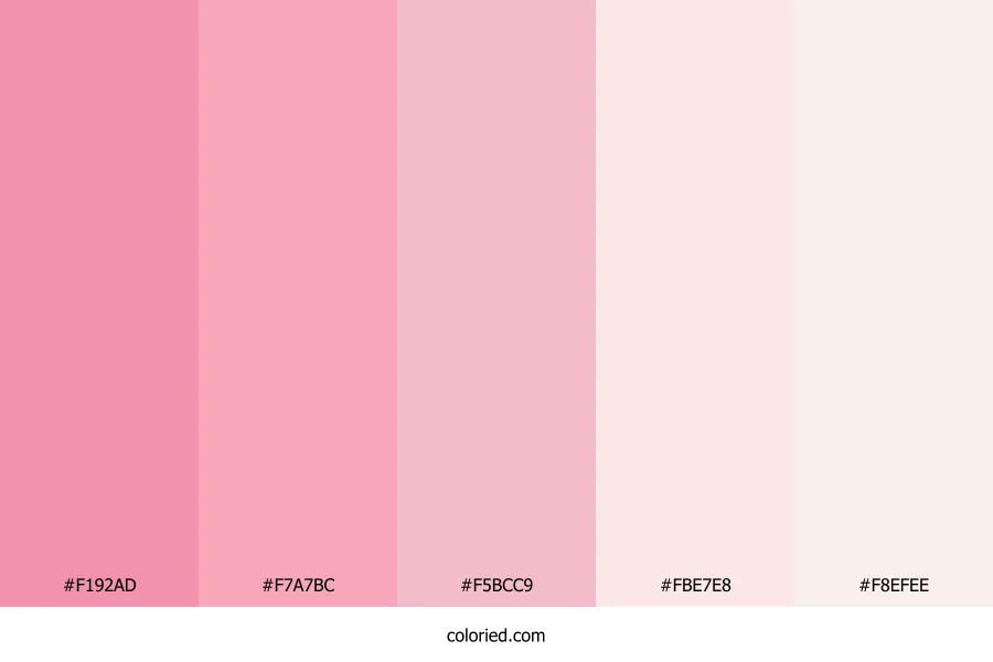 Blush Cloud Whisper Color Palette