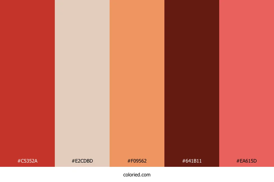 Blush Coral Garden Color Palette