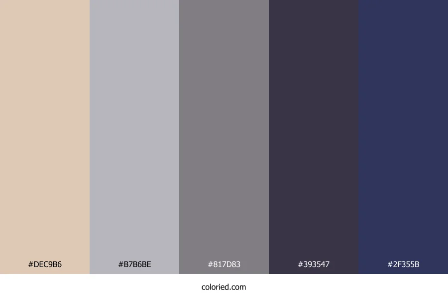 Blush Fog Twilight Color Palette