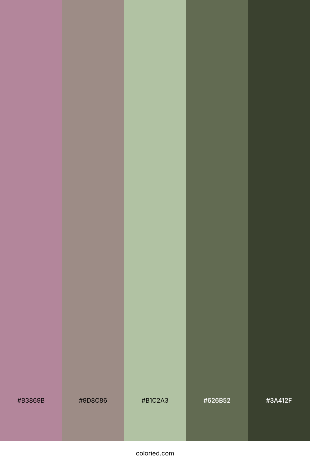 Blush Heather Meadow Color Palette