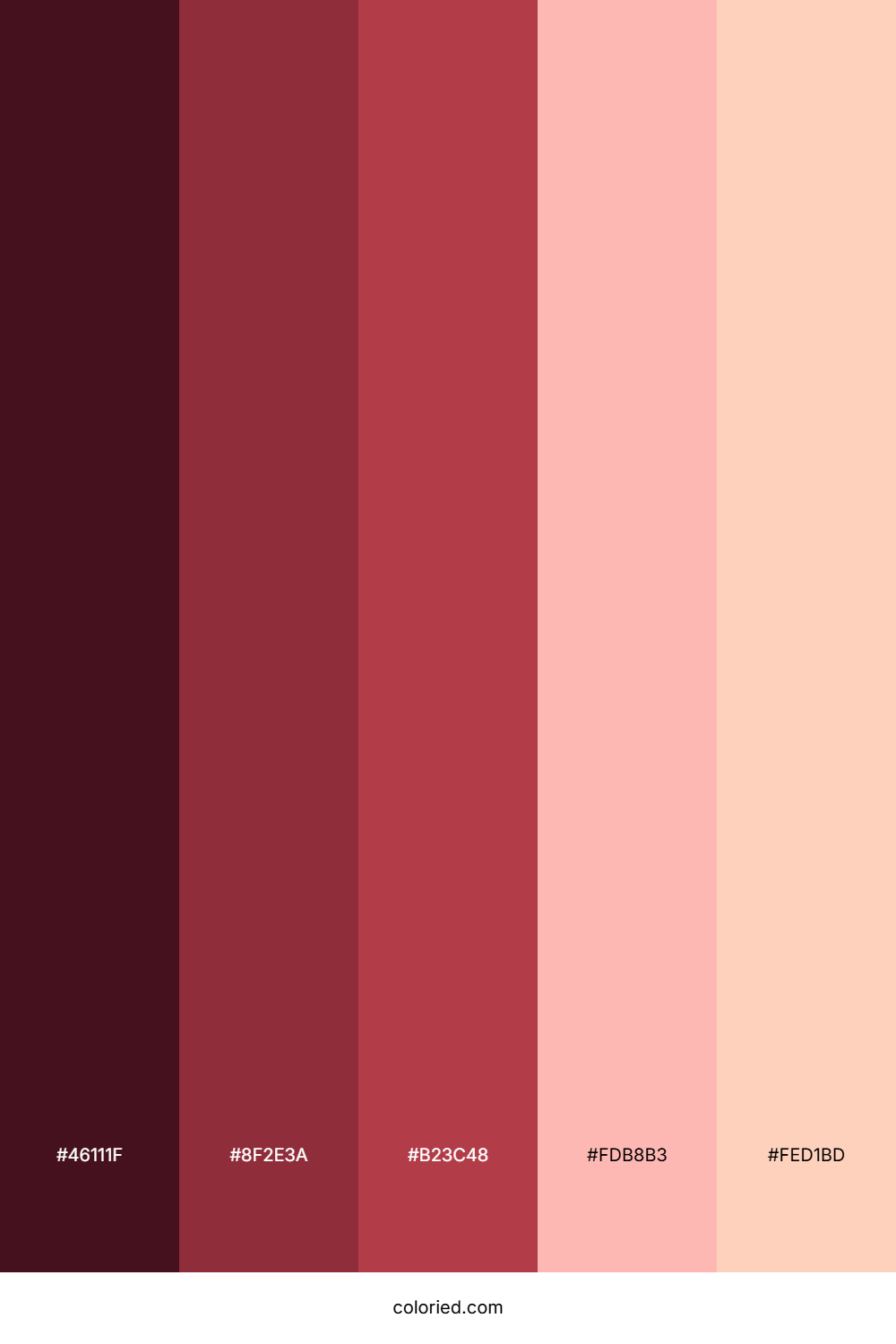 Blush Maroon Romance Palette