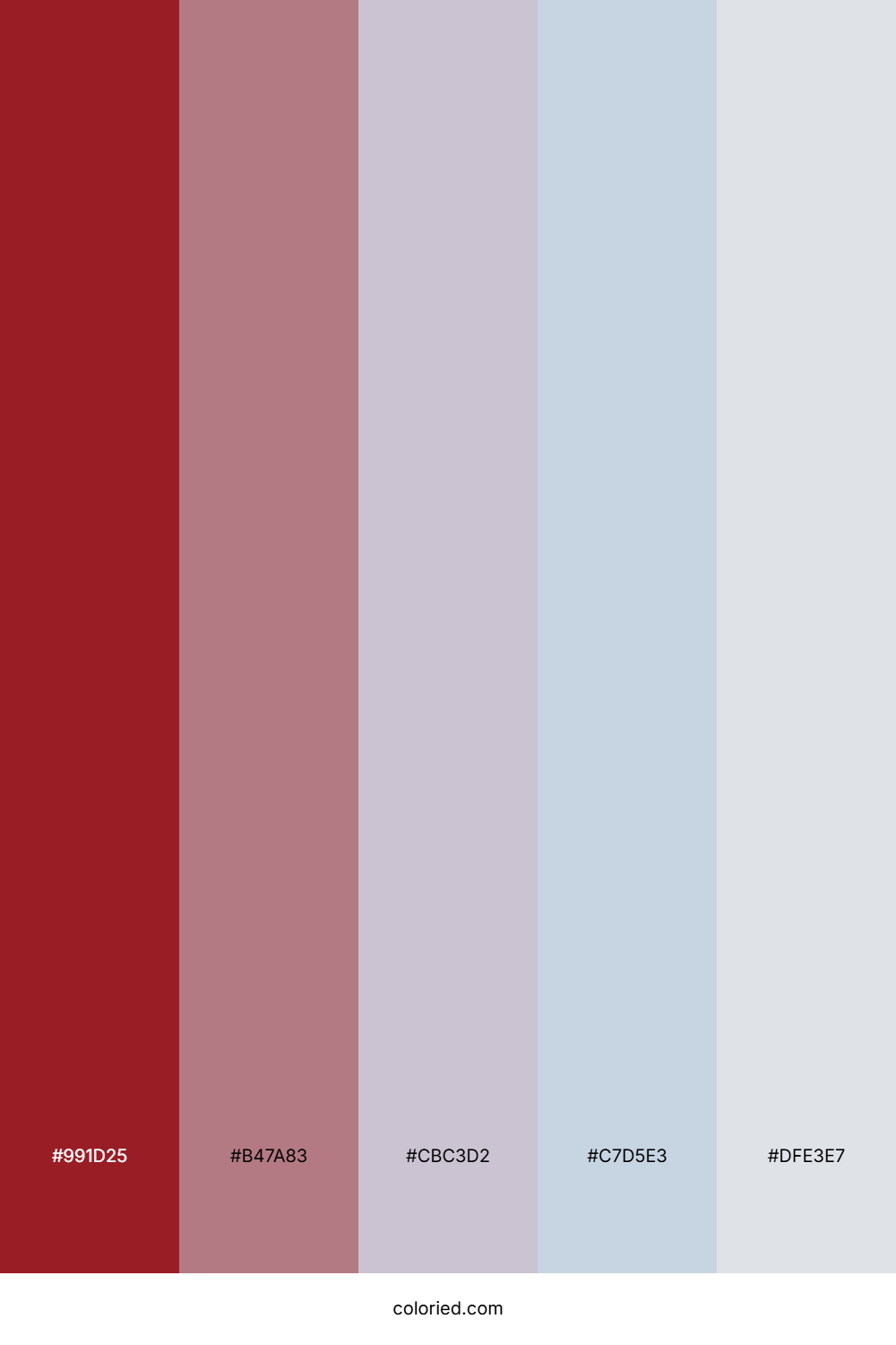 Blush Mauve Serenity Color Palette
