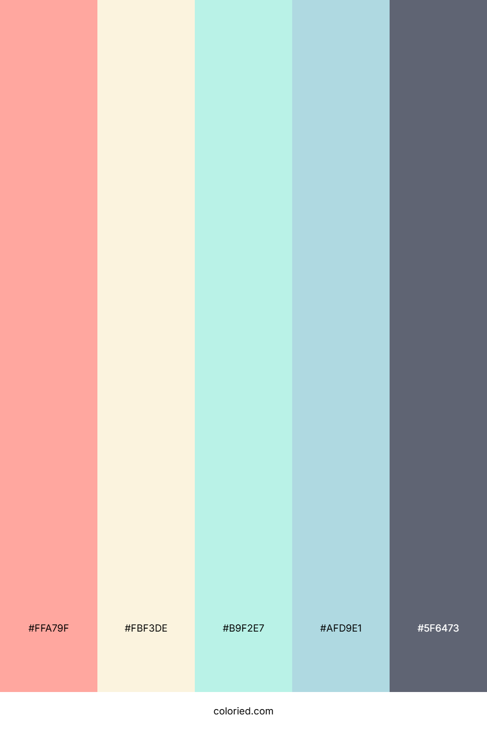 Blush Mint Sky Palette