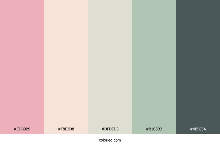 Blush Petal Garden Color Palette