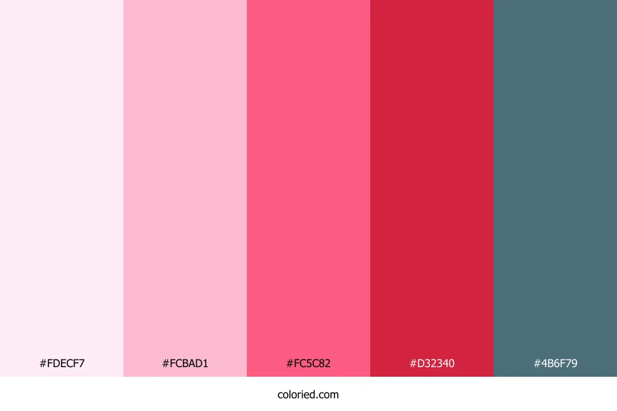 Blush Petal Summer Color Palette