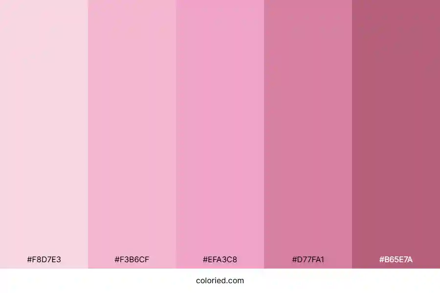 Blush Pink Wedding Color Palette