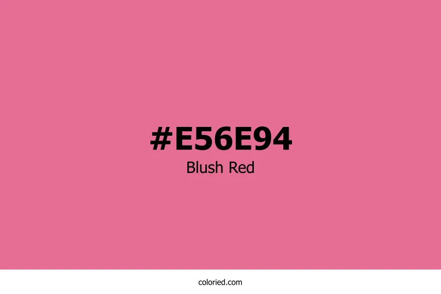 Blush Red Color