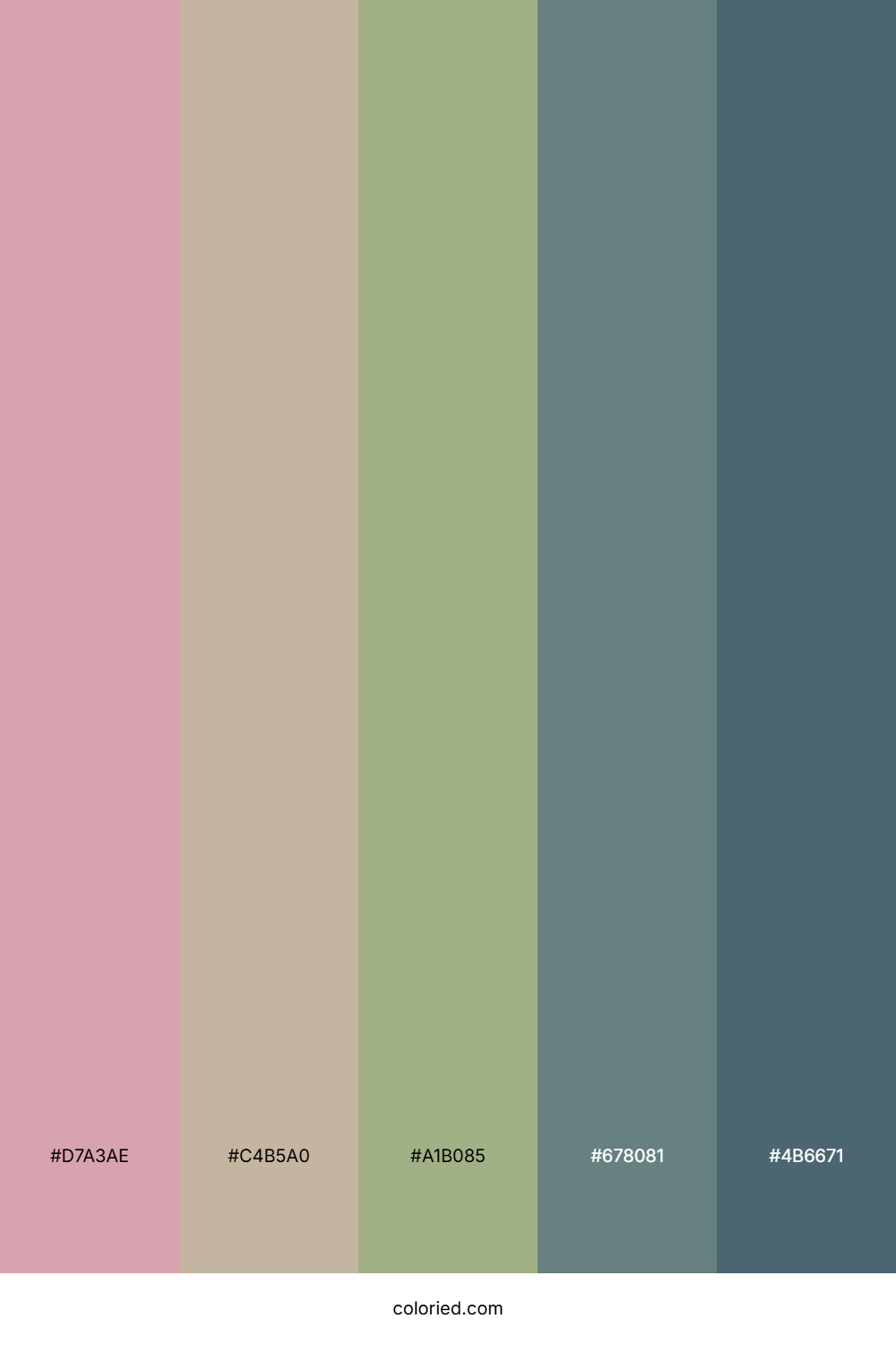Blush Sage Garden Color Palette