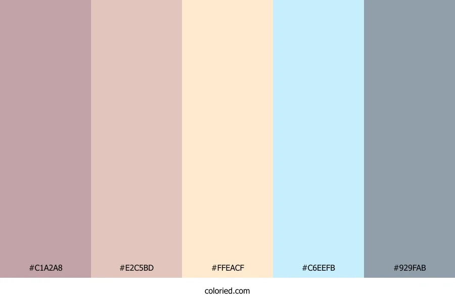 Blush Sand Dune Color Palette