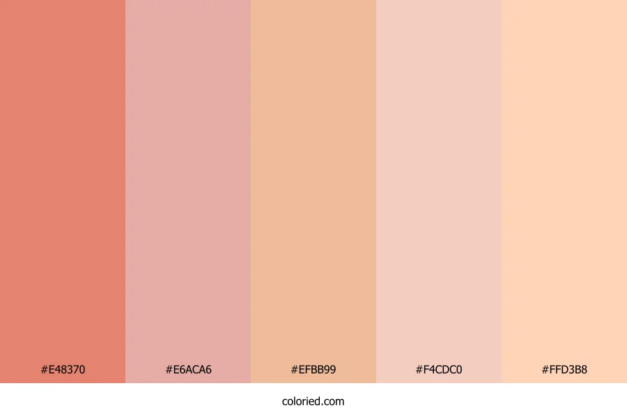 Blush Sandstone Glow Color Palette