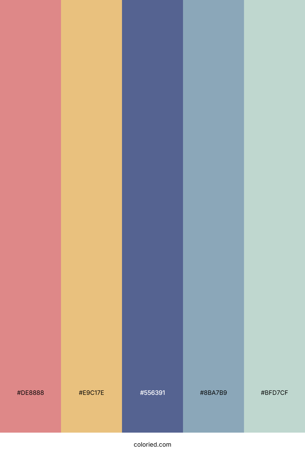 Blush Sky Serenity Color Palette