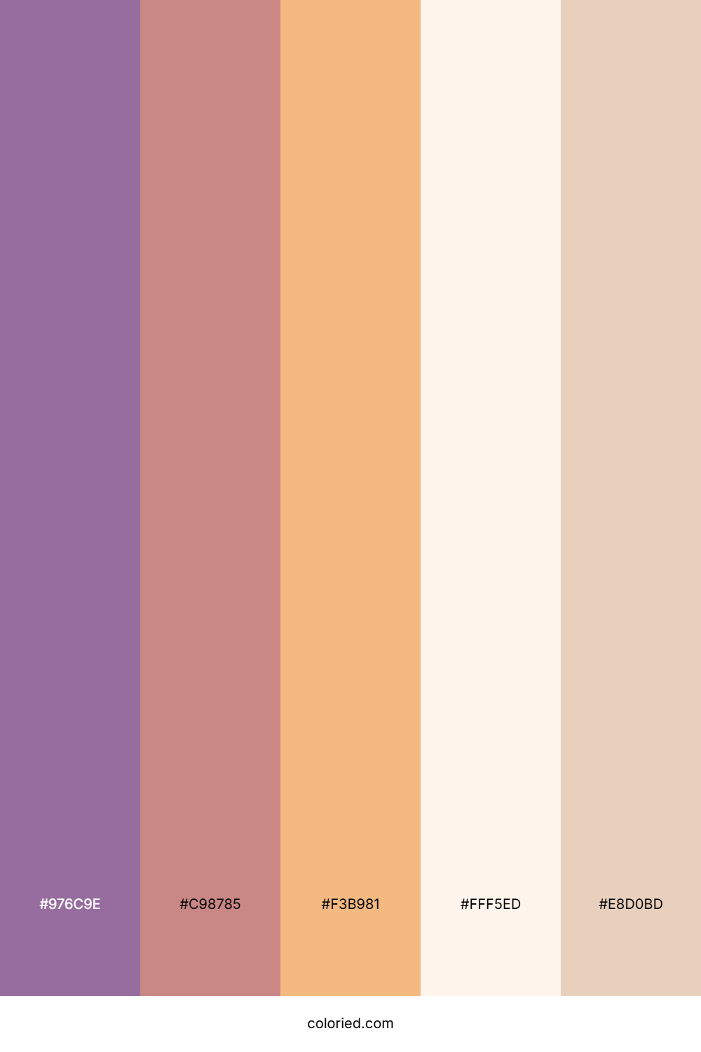 Blush Sunset Dream Color Palette