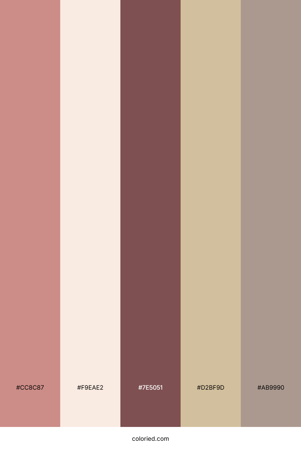 Blush Taupe Horizon Color Palette
