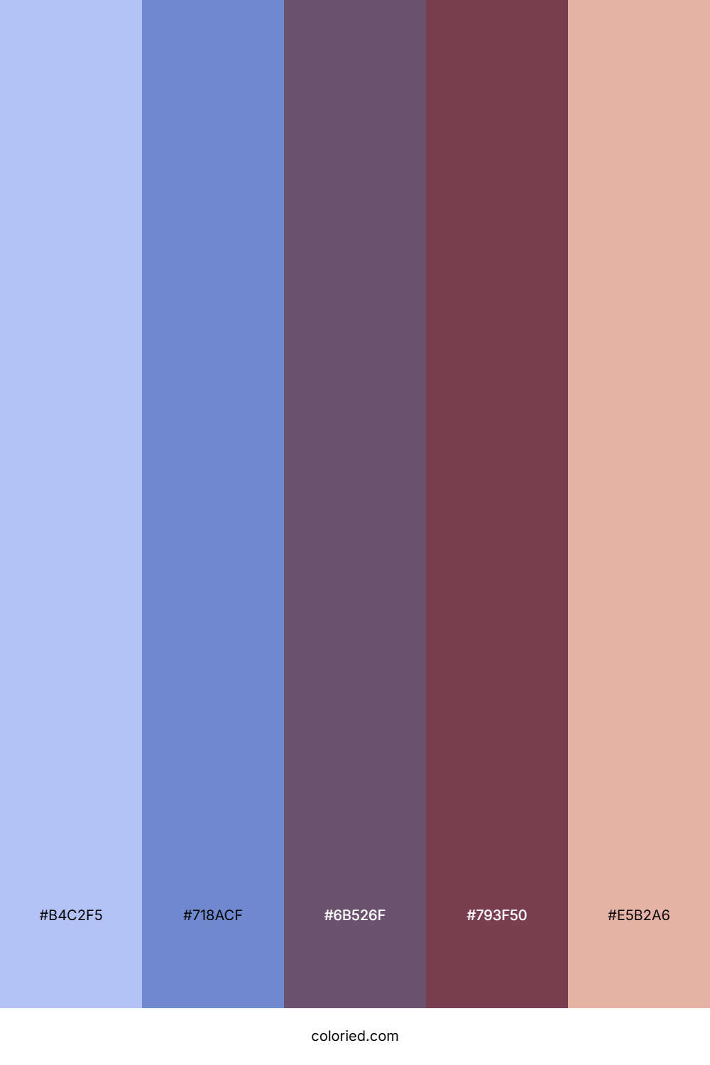 Blush Violet Sky Color Palette