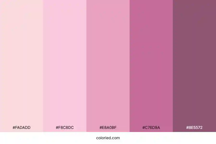 Blush Wedding Color Palette