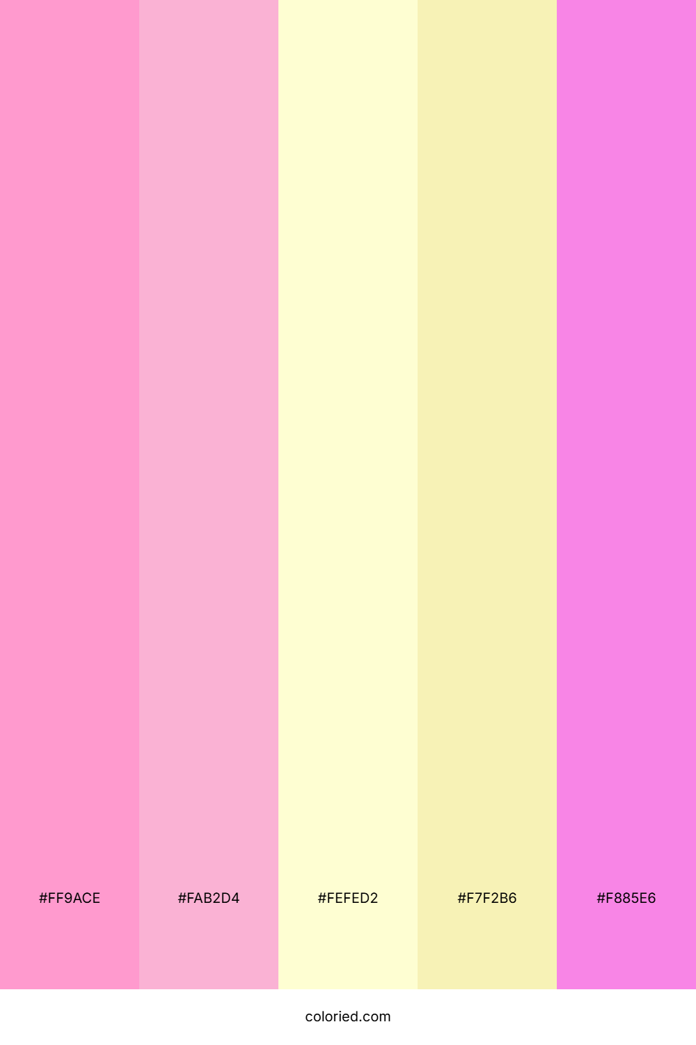 Blushing Cream Petals Color Palette