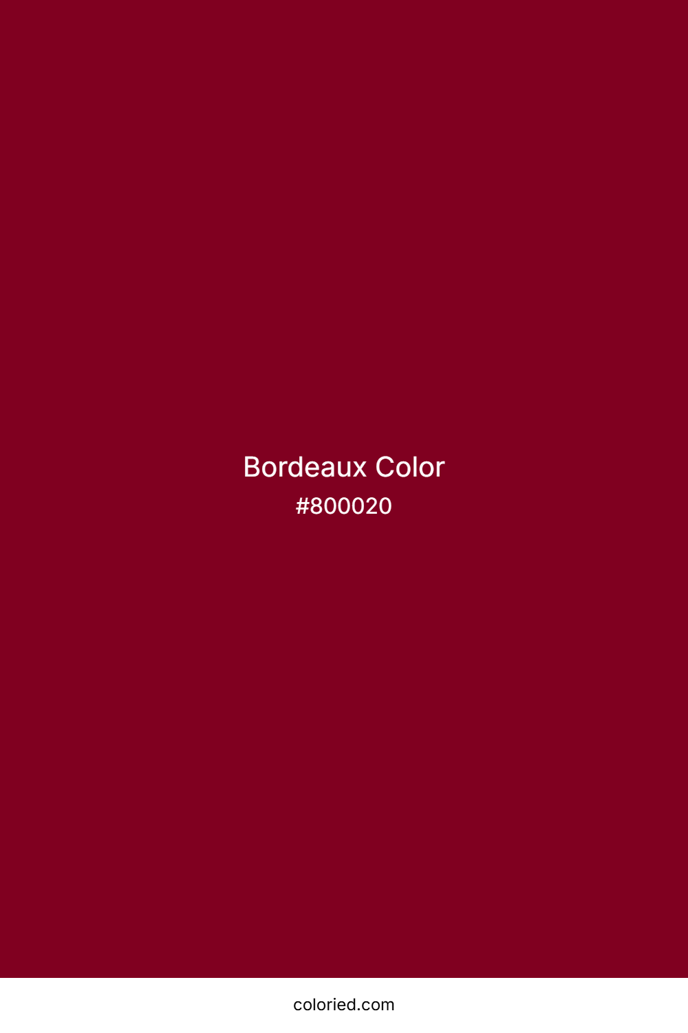 Bordeaux Color