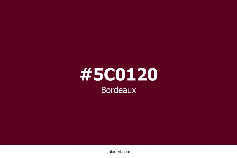 Bordeaux Color Hex Code
